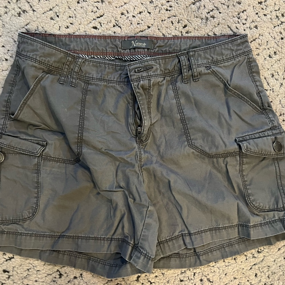 Natural Reflections Gray Women's Cargo Shorts